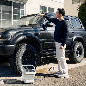 ミラブル泡で、“水圧まかせ“からの卒業｜水道・電源いらず。ウルトラファインバブルで、優しく強力洗浄できる「高圧洗浄機」｜MIRABLE AQUABLAST