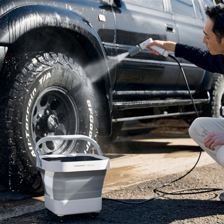 ミラブル泡で、“水圧まかせ“からの卒業｜《オプション／洗車用アタッチメント》泡洗車から磨き上げまでできる、専用パーツセット｜MIRABLE AQUABLAST