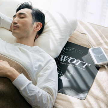 プロアスリートの休養、わが家で｜国際特許技術で、体内の水分にアプローチする「リカバリー＆スリープデバイス」｜WOTT