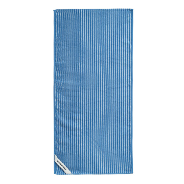 MONOCO OUTLET｜【5500円→4400円】桐生シルク10％ バスタオル｜WITH OR WITHOUT｜Blue stripe