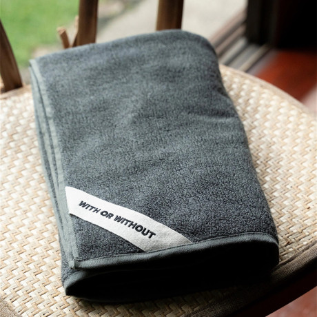 MONOCO OUTLET｜【5500円→4400円】桐生シルク10％ バスタオル｜WITH OR WITHOUT