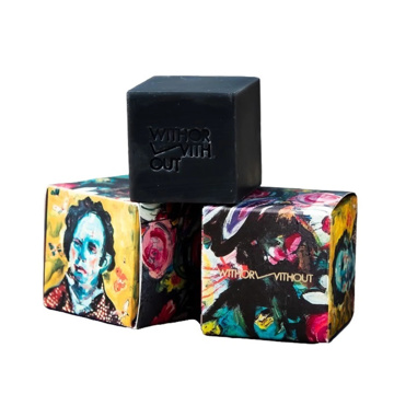 MONOCO OUTLET｜【3,500円→2,800円】《N.Y.アーティストパッケージ》肌のアミノ酸に近い「セリシン」たっぷり！シルク石鹸｜WITH OR WITHOUT｜Scooterlaforge