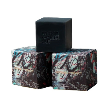 MONOCO OUTLET｜【3,500円→2,800円】《N.Y.アーティストパッケージ》肌のアミノ酸に近い「セリシン」たっぷり！シルク石鹸｜WITH OR WITHOUT｜SARAH K CRAIG