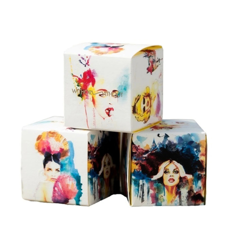 MONOCO OUTLET｜【3,500円→2,800円】《N.Y.アーティストパッケージ》肌のアミノ酸に近い「セリシン」たっぷり！シルク石鹸｜WITH OR WITHOUT