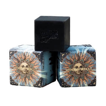 MONOCO OUTLET｜【3,500円→2,800円】《N.Y.アーティストパッケージ》肌のアミノ酸に近い「セリシン」たっぷり！シルク石鹸｜WITH OR WITHOUT