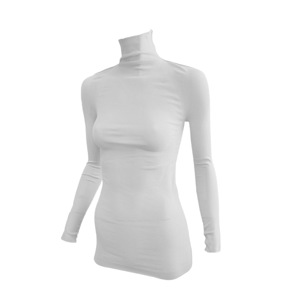 《ハイネックインナー／男女兼用》 UVカット98％、縫い目なしで動きやすい「サラリフィット」｜Salari