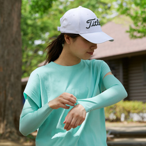 《Tシャツ＋アームカバー》UPF50+、縫い目なしで動きやすい「サラリ T」｜Salari
