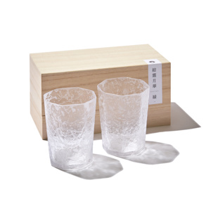 《2個組》令和に甦った、奇跡の「結霜グラス」｜結霜月華（けっそうげっか）