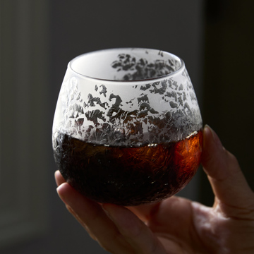 世界にひとつだけ、“消えない霜の華”｜《2個組》令和に甦った、奇跡の「結霜グラス」｜結霜月華（けっそうげっか）