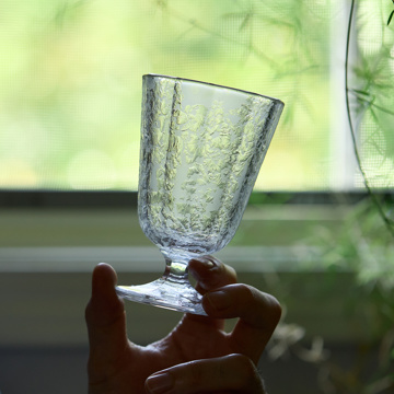 世界にひとつだけ、“消えない霜の華”｜《2個組》令和に甦った、奇跡の「結霜グラス」｜結霜月華（けっそうげっか）