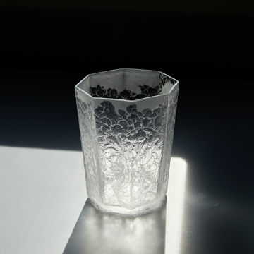 世界にひとつだけ、“消えない霜の華”｜《2個組》令和に甦った、奇跡の「結霜グラス」｜結霜月華（けっそうげっか）