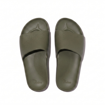 スニーカー感覚！ “健幸ビーサン”｜《スライドタイプ》理学療法士が開発、世界600万人の足を支える「アーチサポートサンダル」｜Archies｜カーキ／24cm