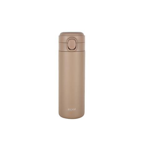 その味変、水筒のせいかも？！｜《ワンプッシュ／450ml》 スポドリOK、金属臭・ニオイ移りなし、チタンセラミックコーティング・ボトル｜WOKY