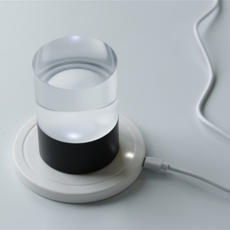 お疲れ脳に、1／ｆのゆらぎ｜グローロッド用、充電ベース／１個用｜UYUNI LIGHTING
