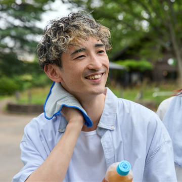 ひんやり今治タオル、生き返る〜｜《Cool/スポーツタイプ》今治タオルと冷感生地のハイブリッドタオル｜ー℃