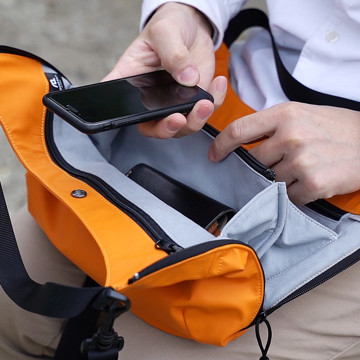 MONOCO OUTLET｜【17,380円→12,166円】身軽に動ける、薄くて軽い「ショルダーバッグ」｜Cradeloc