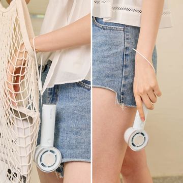MONOCO OUTLET｜【3,280円→2,480円】手のひらサイズで、強風16m/s「ミニヘッドZファン」｜BLUEFEEL