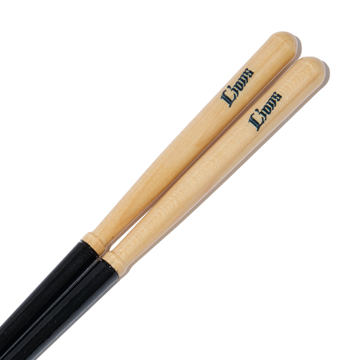 幸せの“箸”渡し｜《かっとばし!!／１膳／箱なし》折れたバットからつくった、プロ野球12球団公認のお箸｜兵左衛門｜埼玉西武ライオンズ