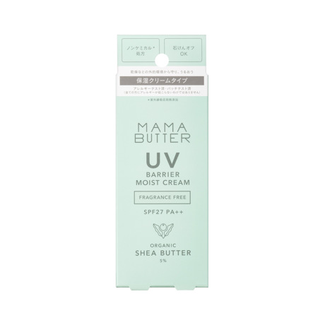 MONOCO OUTLET｜【1,870円→1,309円】保湿しながらUVケア。ノンケミカル処方の「SPF27・PA++ UV バリアモイストクリーム 無香料」｜MAMA BUTTER