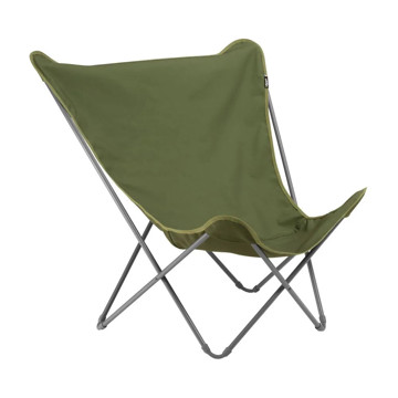 MONOCO OUTLET｜【19,250円→15,400円】ゆったりサイズのベーシックモデル「バタフライチェアPOPUPXL LFM2777」｜Lafuma｜カーキ
