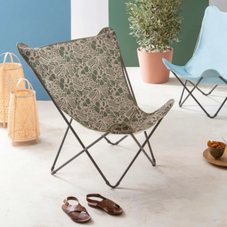 MONOCO OUTLET｜【18,150円→16,335円】シックな織り柄の、ゆったりサイズモデル「バタフライチェア POPUP XL LFM2957」｜Lafuma