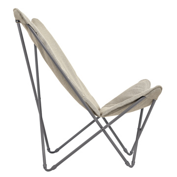 MONOCO OUTLET｜【43,450円→30,415円】層クッションシート、ラグジュアリーサイズの「バタフライチェア SPHINX LFM2770」｜Lafuma｜ベージュ