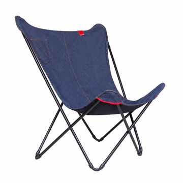 MONOCO OUTLET｜【27,390円→23,282円】デニム調シート、コンパクトサイズの「バタフライチェア MAXIPOPUP LFM2738」｜Lafuma