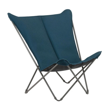 MONOCO OUTLET｜【31,790円→28,611円】３層クッションのゆったりサイズモデル「バタフライチェア POP UP XL Be Comfort LFM5183」｜Lafuma｜ブルー