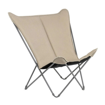 MONOCO OUTLET｜【31,790円→28,611円】３層クッションのゆったりサイズモデル「バタフライチェア POP UP XL Be Comfort LFM5183」｜Lafuma｜ベージュ