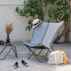【31,790円→28,611円】３層クッションのゆったりサイズモデル「バタフライチェア POP UP XL Be Comfort LFM5183」｜Lafuma