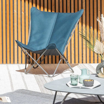 MONOCO OUTLET｜【31,790円→28,611円】３層クッションのゆったりサイズモデル「バタフライチェア POP UP XL Be Comfort LFM5183」｜Lafuma
