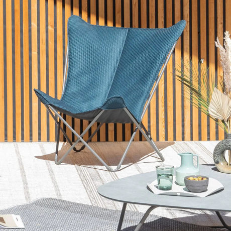 MONOCO OUTLET｜【31,790円→28,611円】３層クッションのゆったりサイズモデル「バタフライチェア POP UP XL Be Comfort LFM5183」｜Lafuma