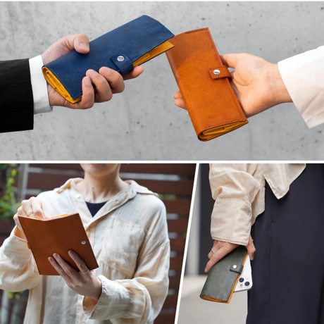 MONOCO OUTLET｜【25,850円→18,095円】お札よりスリム、持ちやすさを追求した長財布｜LEAFLIC SLIM