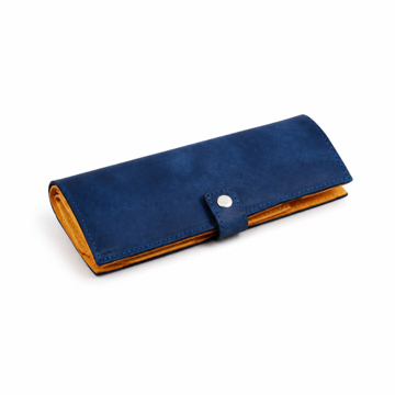 MONOCO OUTLET｜【25,850円→18,095円】お札よりスリム、持ちやすさを追求した長財布｜LEAFLIC SLIM｜ブルー