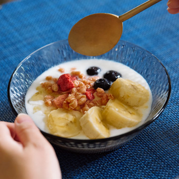 朝食に、１スプーンの“食物繊維ケア”｜《300g／箱なし》水溶性食物繊維入り「からだに優しい 毎日のイヌリンはちみつ」｜MYHONEY