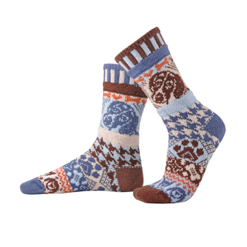 足元ハッピー！ 未来に“ちょい足し”｜楽しい、かわいい、チャリティーソックス｜SOLMATE SOCKS｜ドッグ／L（27-29）