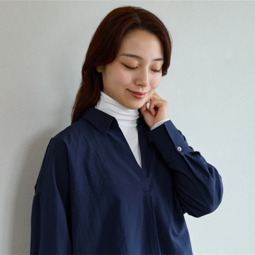 着心地のいい“日焼け止め”｜《ハイネックインナー／厚手タイプ》 UVカット98％、縫い目なしで動きやすい「サラリフィット タフ」｜Salari