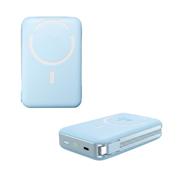 新技術で、安全をモバイル｜《10000mAh 25W》Qi2.2認証、発火しにくい準固体モバイルバッテリー「HeatZero 10000」｜VOVA｜パウダーブルー
