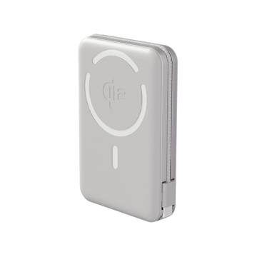 新技術で、安全をモバイル｜《10000mAh 25W》Qi2.2認証、発火しにくい準固体モバイルバッテリー「HeatZero 10000」｜VOVA｜シルバーグレー