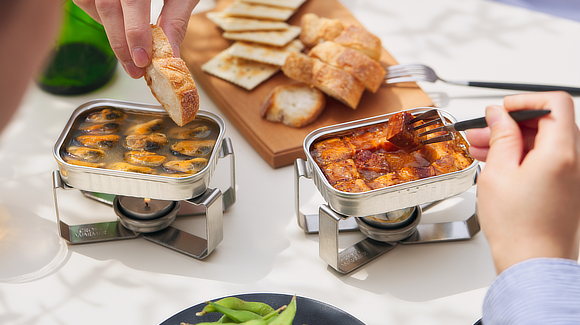 のんびり、チラチラ、晩酌たのし。｜缶詰がごちそうになるキャンドルコンロ