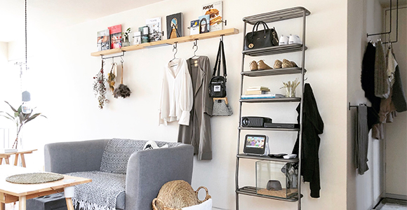 私の“好き”から始める、新しい部屋づくり｜「お気に入り」をドンドン載せるだけの立て掛け式