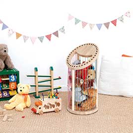 子どもが“片づけ上手”になれる収納ボックス｜360°どこからでもおもちゃや服を出し入れできる